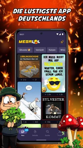 Lustige Witze, Sprüche & Memes для Android — скриншот 2