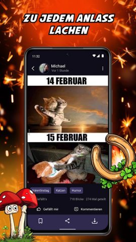 Lustige Witze, Sprüche & Memes для Android — скриншот 3