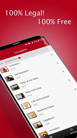 Любовные Рингтоны на Звонок для Android — скриншот 4