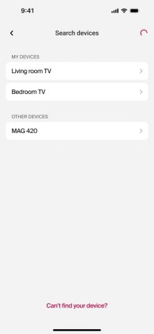 MAGic Remote TV remote control для iOS — скриншот 2