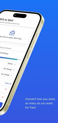 MP3 to WAV Converter No Limits для Android — скриншот 2