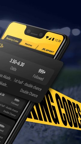 MSport Betting Code для Android — скриншот 3