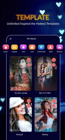 MV Master Video Maker для iOS — скриншот 1