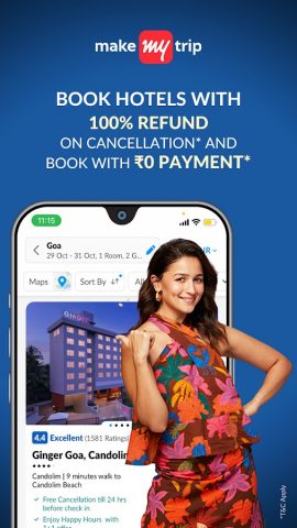 MakeMyTrip: Hotel, Flight, Bus для Android — скриншот 4