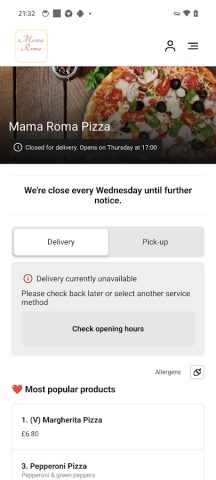Mama Roma для Android — скриншот 3