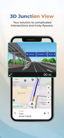 Mappls MapmyIndia Maps для iOS — скриншот 1