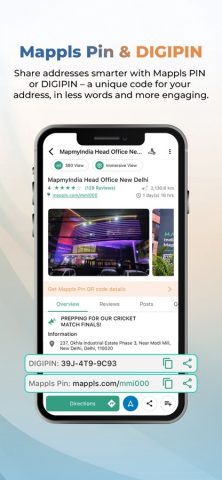 Mappls MapmyIndia Maps для iOS — скриншот 3