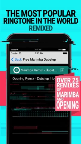 Marimba Remixed Ringtones for iPhone для iOS — скриншот 1