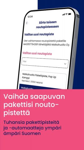 Matkahuolto Paketit для Android — скриншот 4