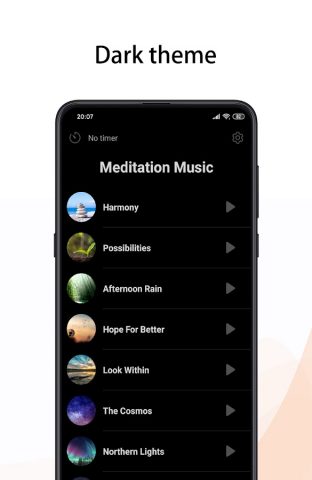 Meditation Music — meditate для Android — скриншот 3