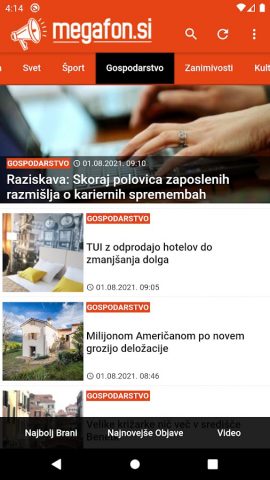 Megafon.SI для Android — скриншот 1