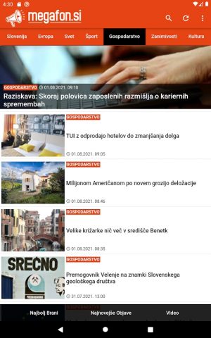 Megafon.SI для Android — скриншот 3