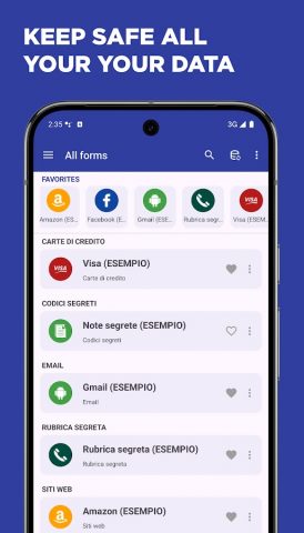 Менеджер паролей для Android — скриншот 1