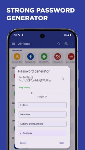 Менеджер паролей для Android — скриншот 2