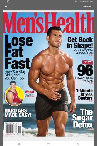 Men’s Health Magazine для Android — скриншот 1