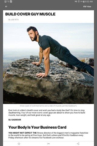 Men’s Health Magazine для Android — скриншот 3