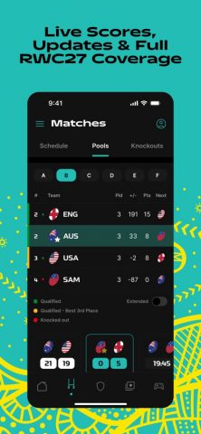 Men’s Rugby World Cup 2027 для iOS — скриншот 1