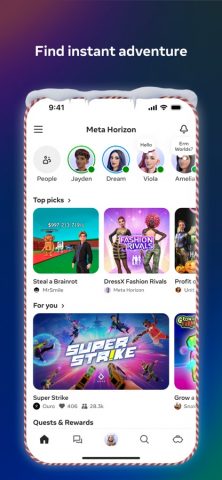 Meta Horizon для iOS — скриншот 1