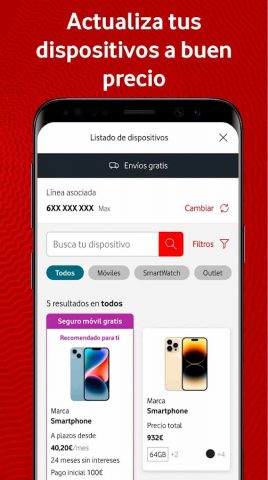 Mi Vodafone для Android — скриншот 3