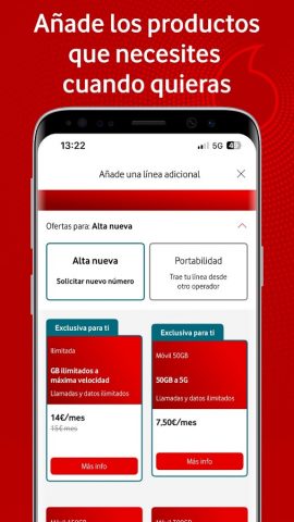 Mi Vodafone для Android — скриншот 4