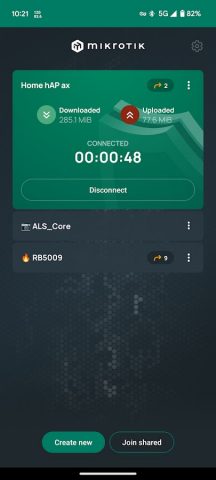 MikroTik VPN — Back To Home для Android — скриншот 1