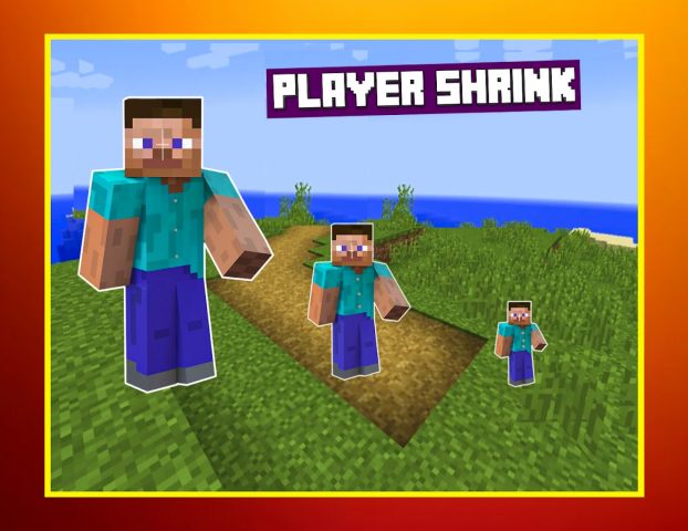 Мод Player Shrink для MCPE для Android — скриншот 1