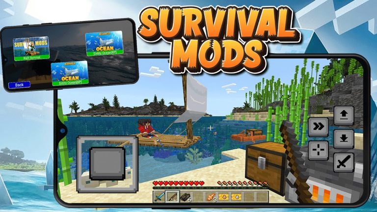 Мод Raft Survival Minecraft для Android — скриншот 1