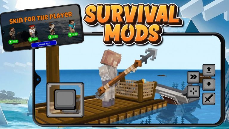 Мод Raft Survival Minecraft для Android — скриншот 2