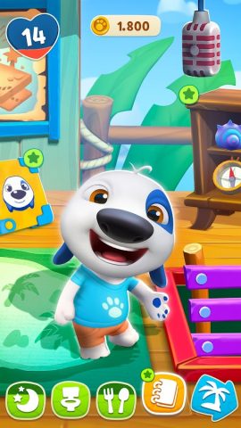 Мой Говорящий Хэнк: острова для Android — скриншот 1