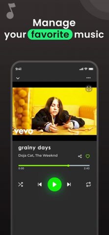 Music Player : Songs Streaming для iOS — скриншот 3