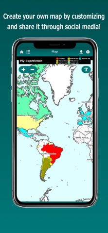 My Countries Map для iOS — скриншот 5