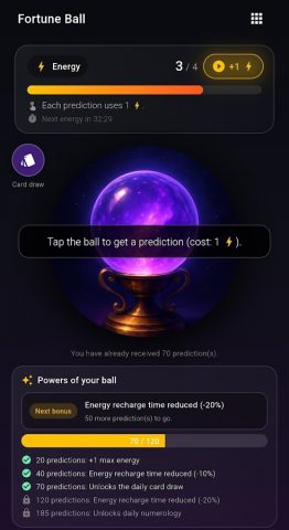 My Crystal Ball для Android — скриншот 1