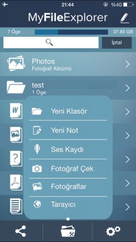 My File Explorer для iOS — скриншот 2