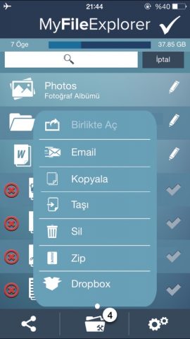 My File Explorer для iOS — скриншот 3