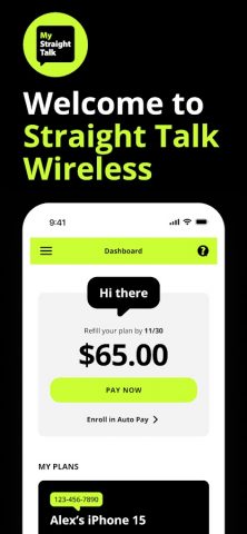 My Straight Talk: Mobile App для Android — скриншот 1