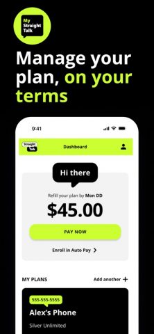 My Straight Talk: Mobile App для iOS — скриншот 1