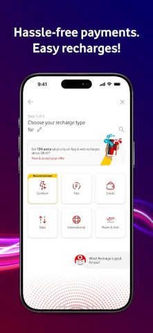 My Vodafone (Qatar) для Android — скриншот 5