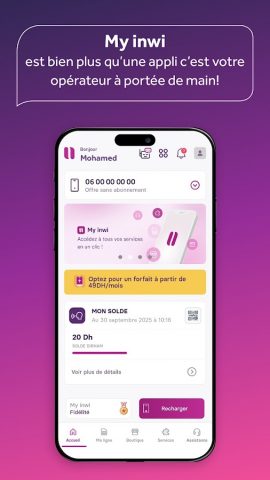 My inwi для Android — скриншот 1