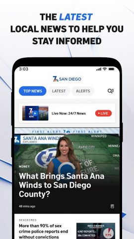 NBC 7 San Diego News & Weather для Android — скриншот 3