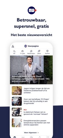 NU.nl для iOS — скриншот 1