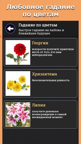 Народные гадания для Android — скриншот 5