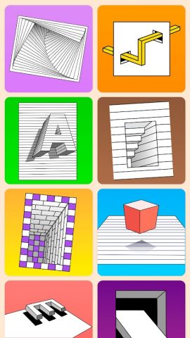 Научиться рисовать 3д рисунки для Android — скриншот 2
