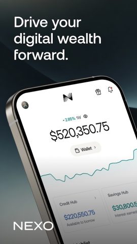Nexo: Crypto Wealth Platform для Android — скриншот 1