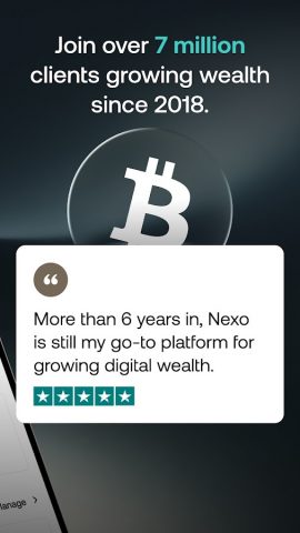 Nexo: Crypto Wealth Platform для Android — скриншот 2