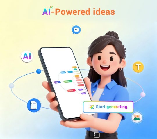 Nice Mind Map — Mind mapping для Android — скриншот 1