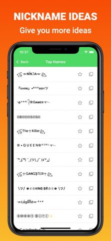 NickName — Special Characters для iOS — скриншот 3
