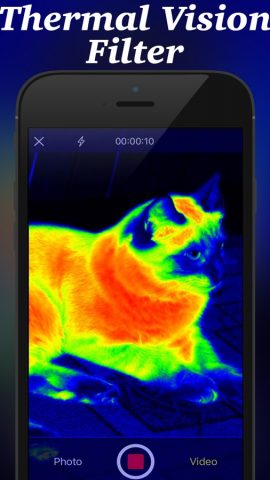 Night Vision Thermal Camera для iOS — скриншот 2