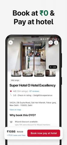 OYO: Hotel Booking App для Android — скриншот 4