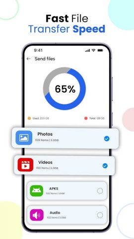 Обмен данными: Clone It для Android — скриншот 3