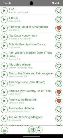 Ocarina Tabs для Android — скриншот 2